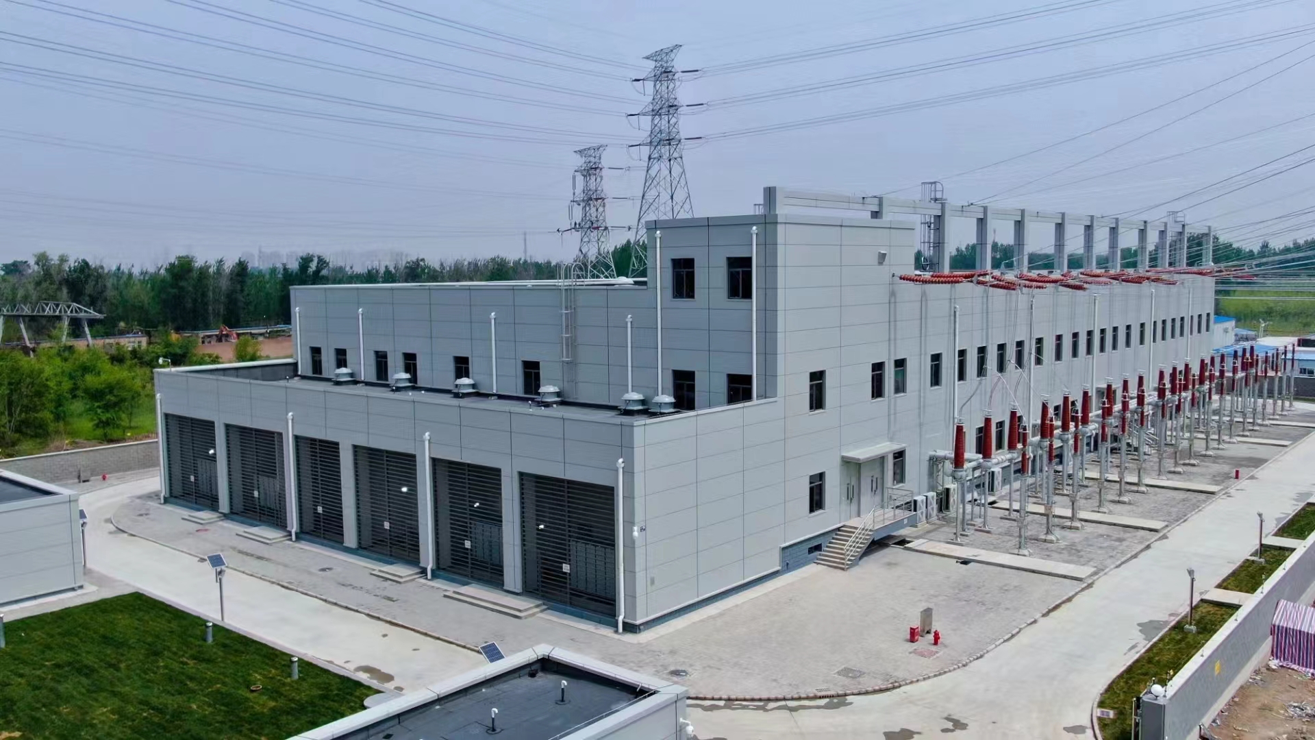 中国能建天津院勘察设计的杨柳青220千伏变电站重建工程顺利送电
