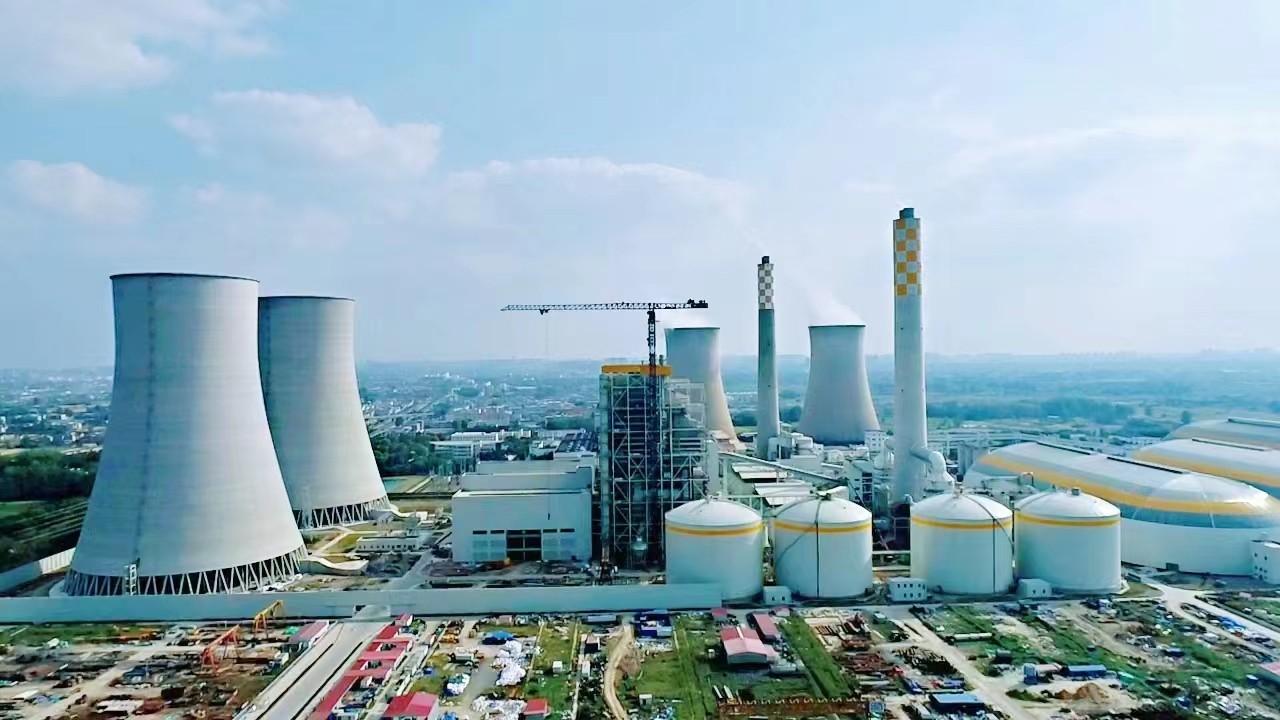 中能建建筑集团承建的安徽阜阳2×66万千瓦电厂3号机组并网