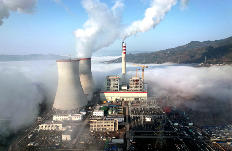 中国能建西南院设计的重庆发电厂2×660兆瓦环保迁建新建项目1号机组通过168小时试运行