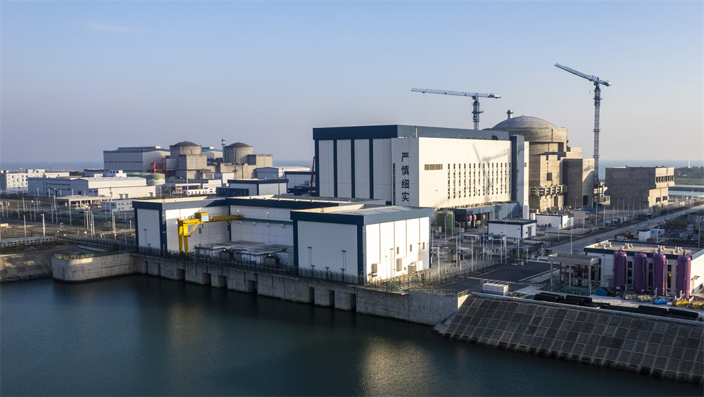 中国能建安徽电建二公司承建的“华龙一号”防城港核电站3号机组并网发电