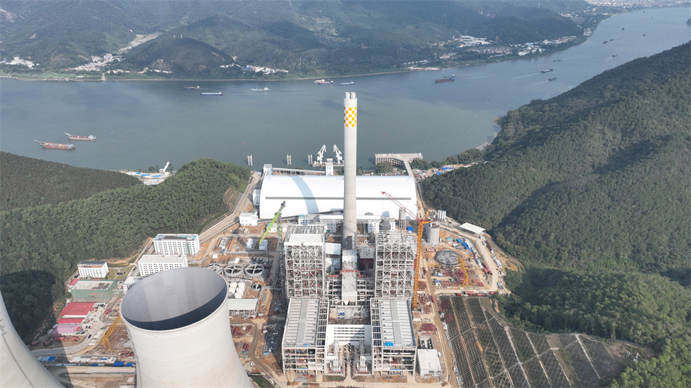 中国能建广东华润西江发电厂项目1号机组并网成功