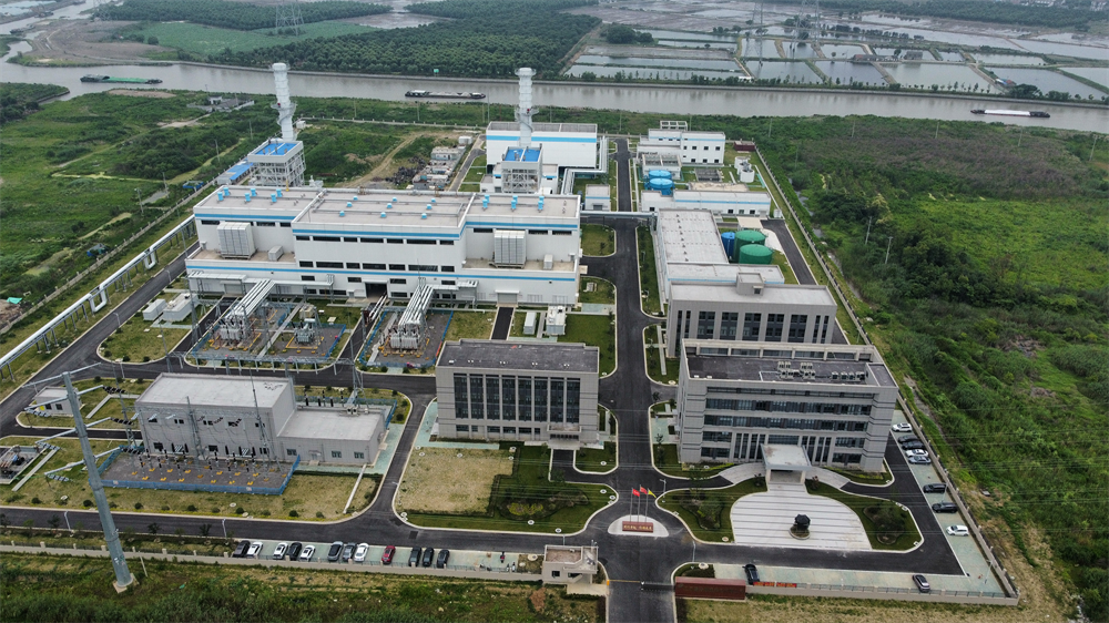 中国能建江苏电建一公司承建的吴江盛泽2×100兆瓦级燃机热电联产工程全部投产